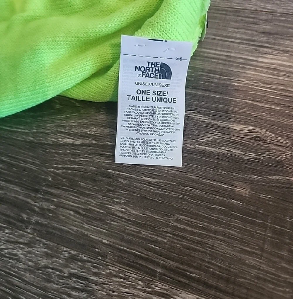 The North Face Big Box Beanie  Safety Green - One Size Fits All
